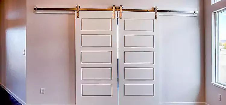 Glass Barn Door with Installation Hardware Kit Hurst